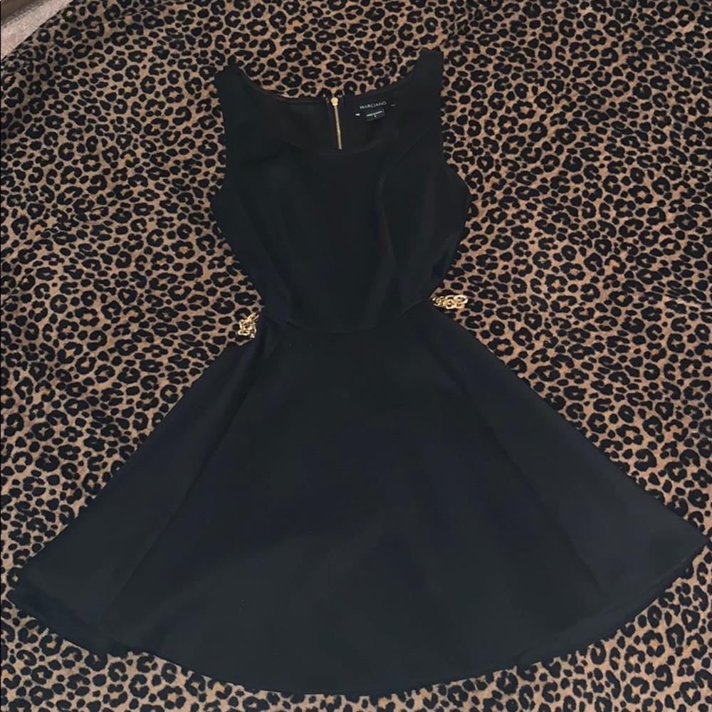 Marciano gold chain dress